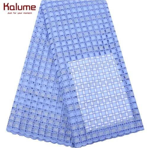 Swiss Voile Lace In Switzerland 2020 High Quality Embroidery African Lace Fabric Fashion Nigerian Cotton Lace Tulle Fabric 1681