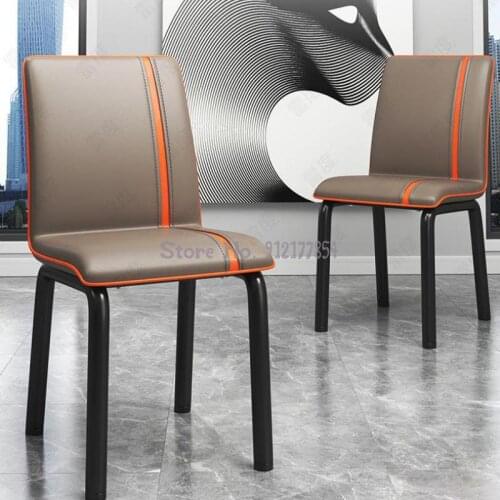 Nordic dining table chair backrest stool home dining chair modern minimalist light luxury makeup negotiation commercial leisure