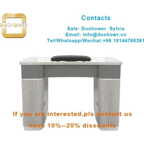 Table pour manicure with grey padded manicure table for manicure marble top table
