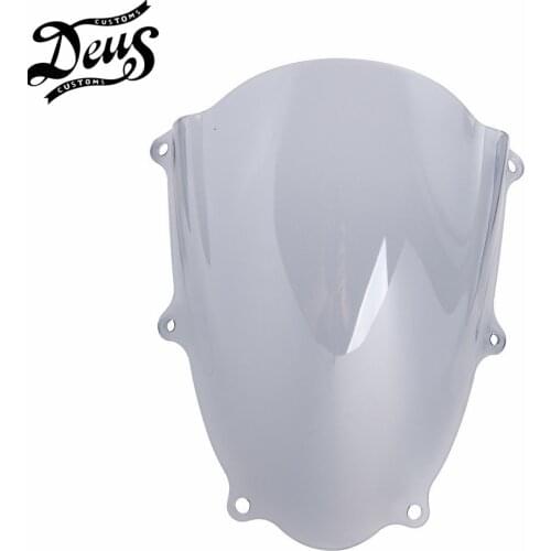 Motorcycle Windshield Windscreen Double Bubble Wind Deflectors Black Clear For Suzuki GSXR125 GSXR 125 GSX-R125 2017-2018 ABS