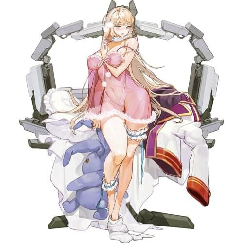 Personality Cartoon Waifu Anime Girl Origin Car Sticker Windshield Bumper Motorcycle Decal Vinyl Cover Scratches Waterproof PVC