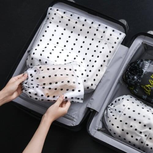 Waterproof travel storage bag drawstring pocket travel goods towel panties organize clothes storage bag Shoe drawstring bag
