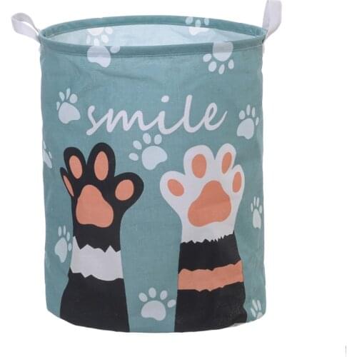 40*50cm Large Laundry Basket Waterproof Dirty Clothes Storage Basket Kid Toy Storage Basket Sundries Laundry Room Organizer