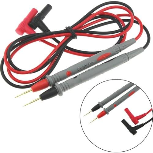 1 Pair Universal Probe Test Leads Pin For Digital Multimeter Needle Tip Meter Multi Meter Tester Lead Probe Wire Pen Cable 10A