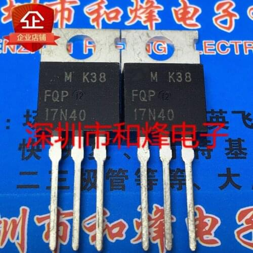 10PCS FQP17N40 TO-220 400V 17A 100% New&original