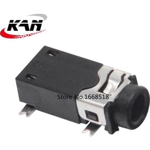 10Pcs High Quality 2.5mm Headphone Socket / Audio Socket PJ234 SMT 4PIN PJ-234 4P 2.5 Headphone Female Socket