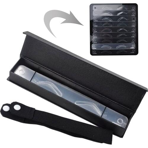 12 Different Eyebrow Template Magic Stencil Permanent Make Up Tool Perfect Eyebrow Design Shape Belt Microblading Accessories