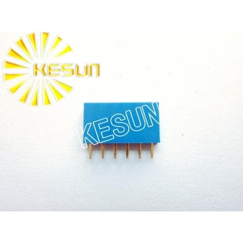 2.54MM 1X6 6Pin Blue Female Pin Header Strip x 500PCS