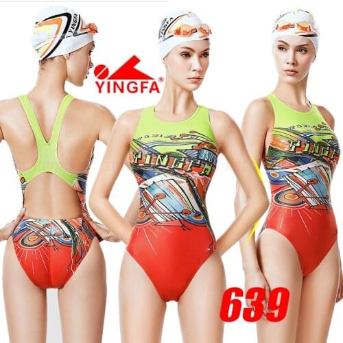 2020-2021 NEW ARRIVAL YINGFA 639 WOMENS GIRLSS COMPETITION TRAINING RACING PROFESSIONAL SWIMWEARS SWIMSUITS ALL SIZE NEW
