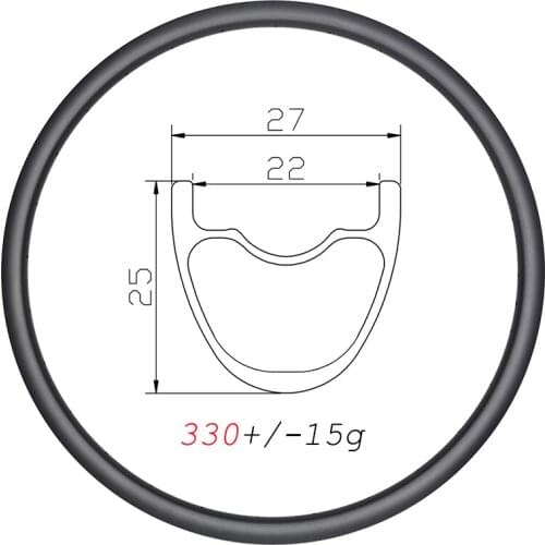 29er 330g 27mm MTB XC clincher tubeless disc carbon rims 29 25mm deep UD 3K 12K 24H 28H 32H 29inch cross country mountain wheels