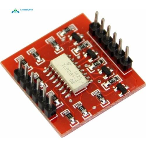 TLP281 4-Channel Opto-isolator IC Module for Arduino High And Low Level Optocoupler Isolation Expansion Board