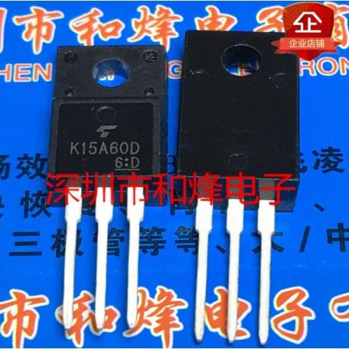 5 Pieces) K15A60D TK15A60D TO-220F 600V 15A / K6A65D TK6A65D 650V 6A / K8A65D TK8A65D 650V 8A / RJH60A83R 600V 10A TO-220F