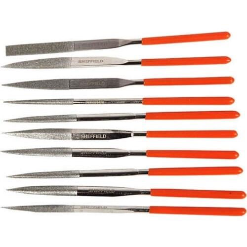 10Pcs 3x140mm Diamond File Needle File Set Wood Rasp Lapidary Ceramic Tool Wood Sharpening Gringding Carving Repair Cutting Tool