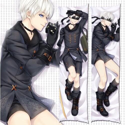 Anime Game NieR:Automata YoRHa No. 9 Type S 9S Eyepatch Version Dakimakura Body Pillow Cover Case Sleep Hug Pillowcase Gift