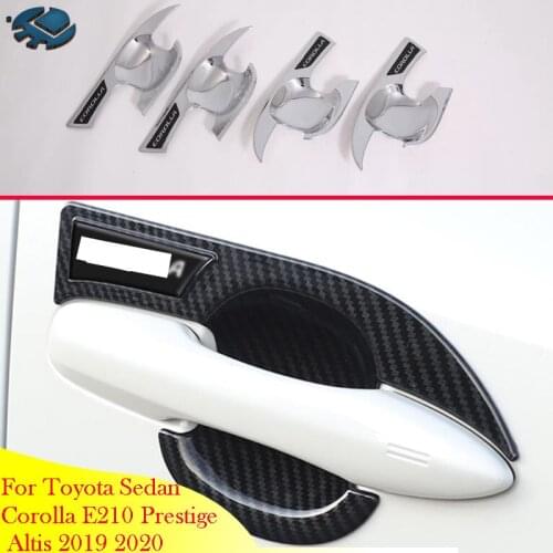 For Toyota Sedan Corolla E210 Prestige Altis 2019 2020 Car Accessories Door Handle Bowl Cover Cup Cavity Trim