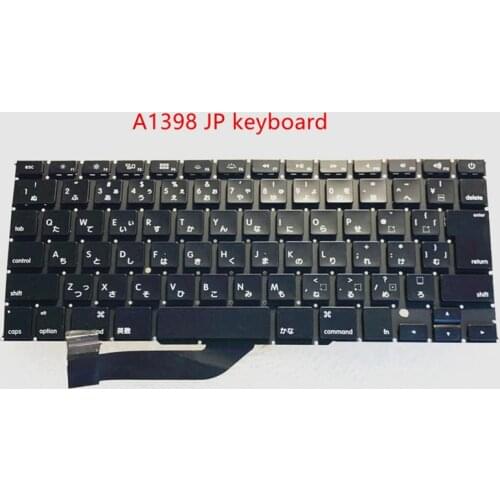 Used test OK A1398 JP keyboard For MacBook PRO 15 A1398 Japan keyboard 2012-2015 Years