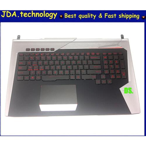 MEIARROW New/Org palmrest top case for ASUS Rog G752V G752VT G752VS Palmrest Upper Cover Backlit US Keyboard Touchpad