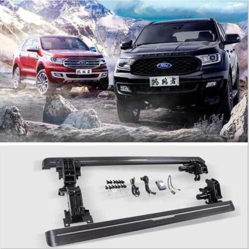 Electric Motor Automatic Switch Closed Running Boards For Ford Everest 2016 17 18 2019 2020 2021 Side Step Bar Pedals Nerf Bars