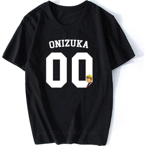Great Teacher Onizuka Japan Anime Men T Shirt Harajuku Streetwear Funny Manga Otaku T Shirt Cotton Hip Hop O-Neck Tshirt