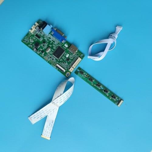 Kit for B140HAN01 14" SCREEN display 30Pin WLED KIT VGA Controller board EDP 60Hz LCD DIY LED EDP monitor DRIVER 1920X1080