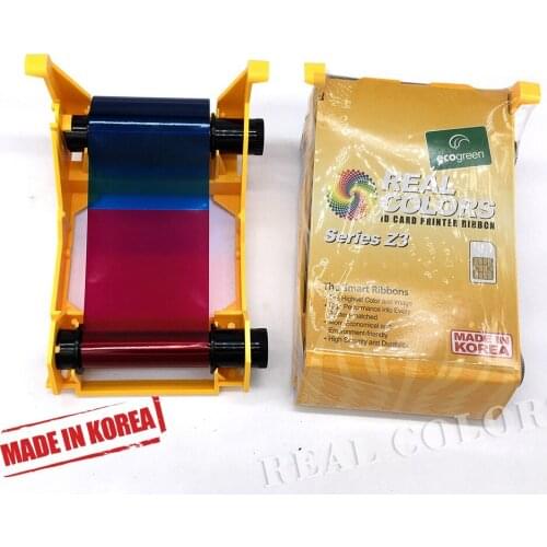 10Pieces Compatible Zebra ZXP3 Ribbon 800033-340BR YMCKO_280Inages Brazil Version