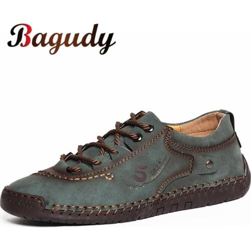 Summer Mens Leather Handmade Casual Shoes Non-slip Breathable Fashion Men Shoes Soft Moccasins Comfortable Driving Shoes Flat