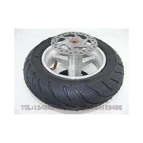 BEST Electric Scooter Rear Wheels with110/50-6.5 On-road Tyre/12" New Scooter Rear Wheel with Brake Disc(Scooter Parts)