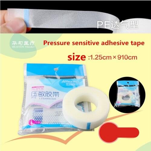 Medical Independent packing medical adhesive tape transparent breathable PE wound dressing pressure sensitive tape 1 bag