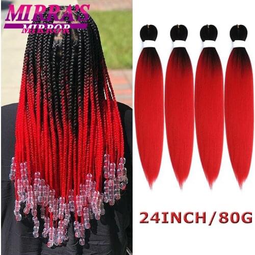 Braiding Hair Ombre Synthetic Braids Wholesale Easy Professional Braid Hair For Women Yaki Texture Hair Extension Mirra’s Mirror