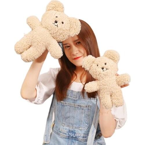 Biscuit Bear Ours en Teddy Bear Plush toy Stuffed Pendant Doll School Bag Key Pendant Fabric Comfortable Washable Birthday Gift