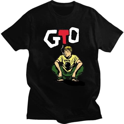 2021 Popular Summer Tees Great Teacher Onizuka Gto Print Couple Hip-pop T-Shirt Comfortabled Tshirts High Quality Unique Clothes