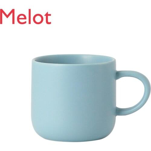 European-Style Simple High-End Solid Color Ceramic Water Cup Modern and Unique Living Room Milk Cup Set Ceramic Mug