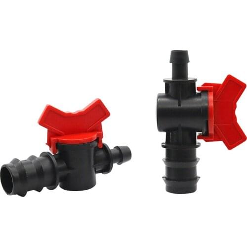 1" Flow Control Hose Valve Agriculture Irrigation Drip Pipe Bypass Valve Plastic Garden Tube Switch Garden Accessories 20 Pcs