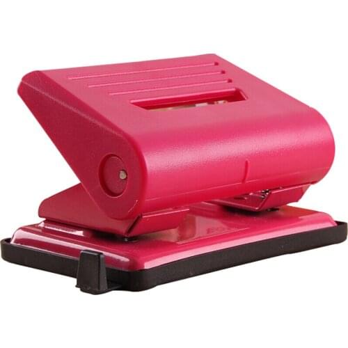 837 paper puncher keypunch standard two hole punch office punch with scale troqueladora de papel