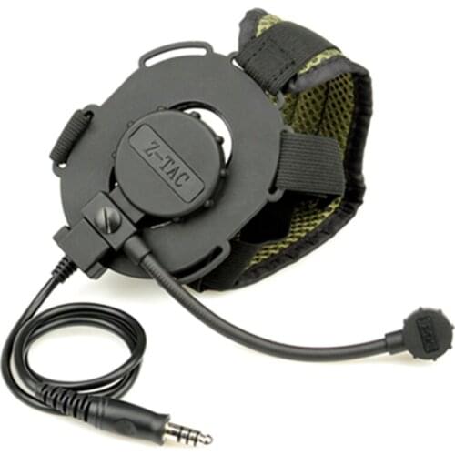 Tactical headset headphone Bowman Evo III Headset Airsoft Mic Radio Boom 3 Black TAN FG Tactical Z029
