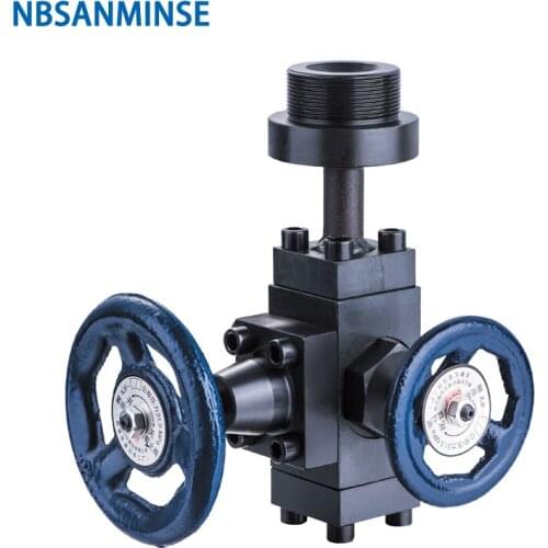 NBSANMINSE XJF 10 20mm Stopping Valve For Hydraulic Bladder Accumulator Balance Miter Valve Type