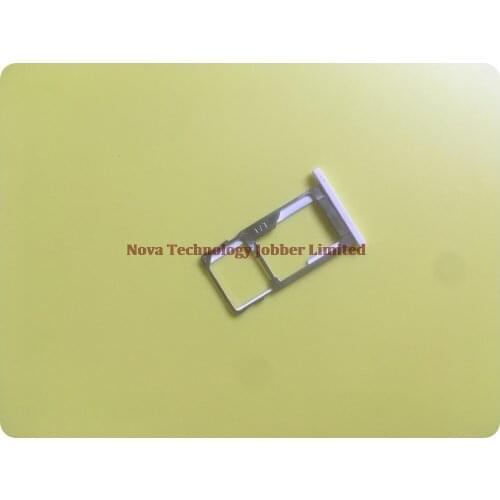 Wyieno 10Pcs/Lot M2Note SIM Card Tray Holder Slot Repair Parts For Meizu M2 Note SD Tray Adapter Socket + Tracking