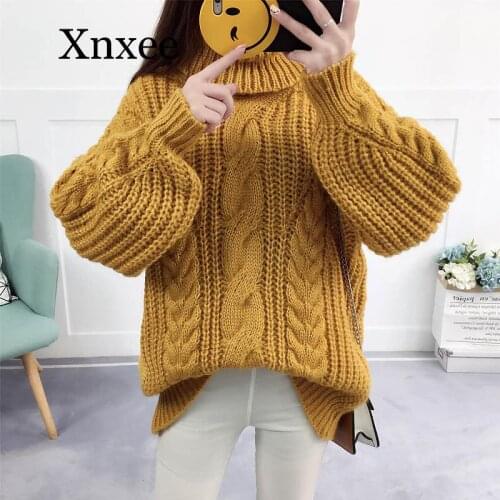 Winter woman sweater 2020 turtleneck women sweaters pullovers tricot jersey jumper pull femme knitted jacket wool sweaters