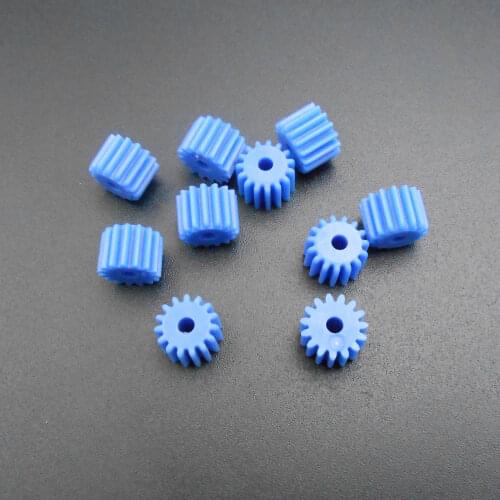 10PCS 0.5M 15T Blue Plastic Spur Gear 0.5 Modulus 15 Teeth Aperture 2.3mm T=15 6MMX8.4MM POM 10PCS/LOT Gears 15T2.3MM *FD495X10