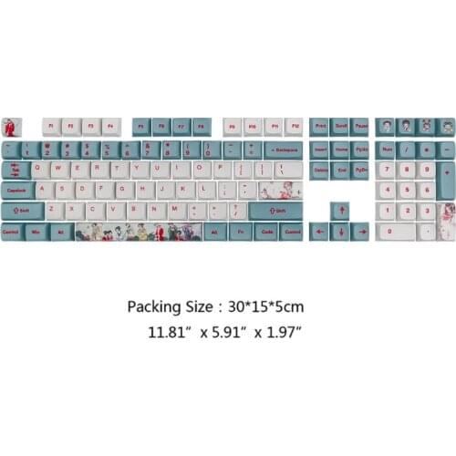 108 Keys Dye Sublimation Keycaps Elegant Huadan Opera Themed XDA Profile Compatible Cherry MX Kailh Gateron Switches