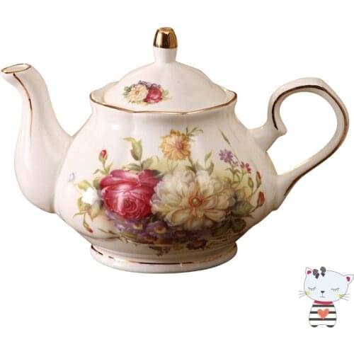 2021 porcelain coffee pot home teapot bone porcelain coffee teapot ceramic cold water pot restaurant hotel teapot coffee pot