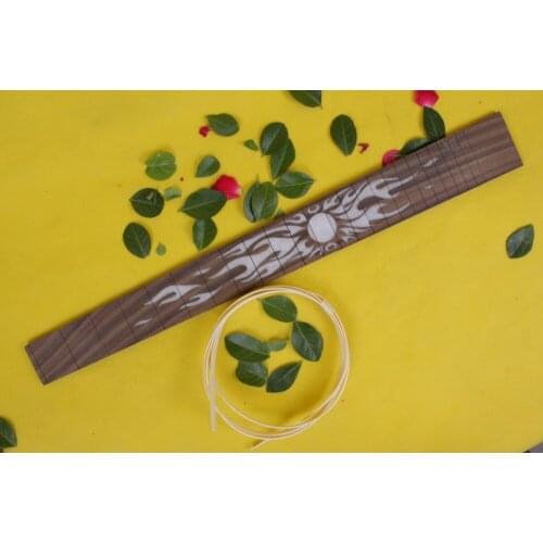 Guitar Accessories 2 x 25.5"electric Guitar Fretboard electric guitar rose Wood Fretboard Parts 00-18 # inlay