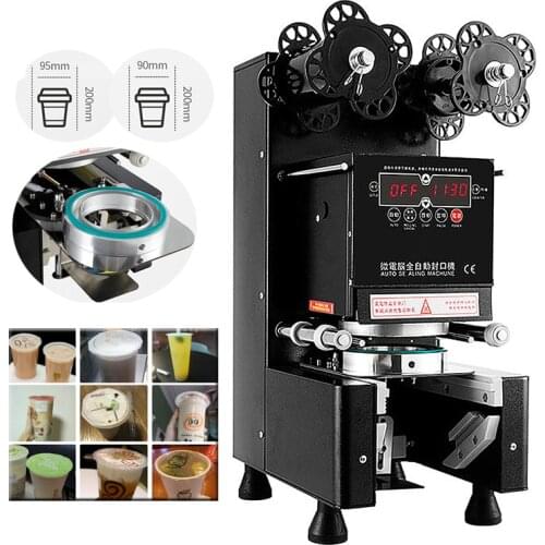 Milk tea automatic sealing machine equipment Commercial soy milk beverage Plastic cup paper cup Cup sealing machine