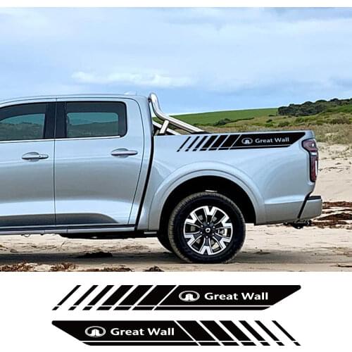 Car Stickers For GWM Great Wall Poer Pao Wingle Pickup Rear Trunk Side Decals Truck Vinyl Decor Cover Auto Tuning Accessories