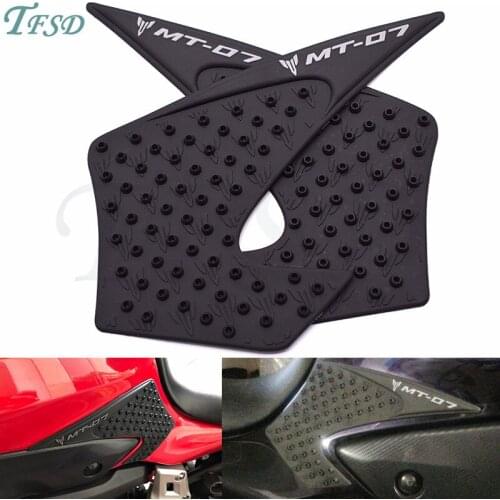 Motorcycle tank pad Protective Pad Sticker Anti slip 3M Side Traction Pad Side Sticker For Yamaha MT-07 mt-07 2014-2018