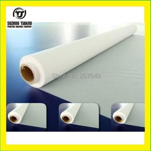White 120Mesh(48T) DPP Silk screen printing mesh W50" one meter