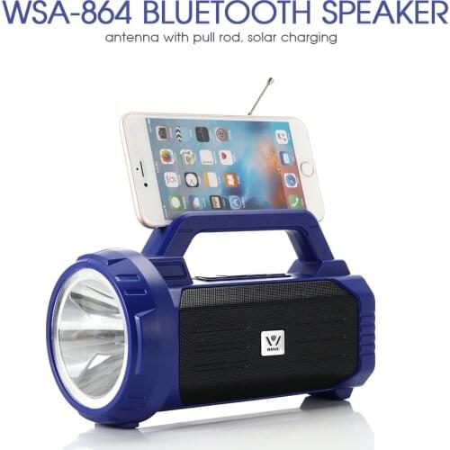 Wireless Speaker Bluetooth-compatible Loudspeaker HD Stereo Player 5W 80dB 1200mAh with Phone Holder for Phone Tablet Outdoor