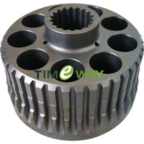 Cylinder block MAG18 hydraulic motor parts for repair KAYABA pump small excavator walking motor