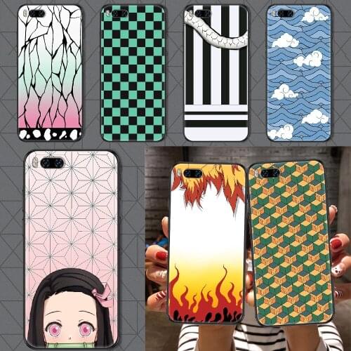 Demon Slayer Anime Phone case For Xiaomi Mi Max Note 3 A2 A3 8 9 9T 10 Lite Pro Ultra black pretty waterproof fashion bumper tpu