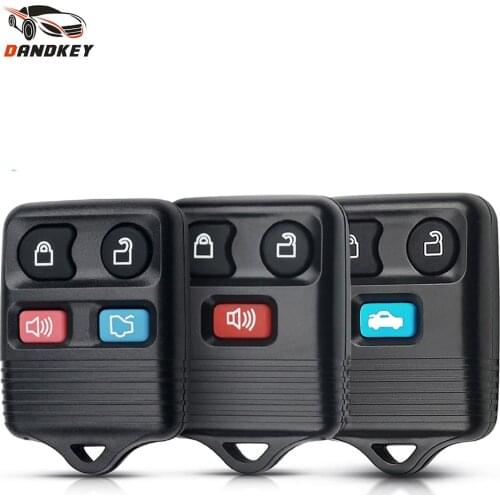 Dandkey 3/4 Buttons Keyless Entry Replacement Car Remote Control Fob Key Shell Case For Ford Escape Exursion Explorer Mercury
